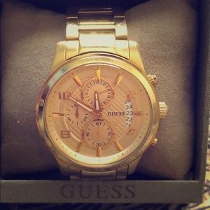 Gold tone Guess Watch